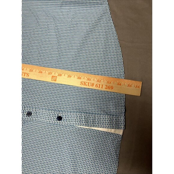 J Hilburn Geometric Blue/White Men's Size 3XL Casual Long Sleeve Button Down - Picture 16 of 16
